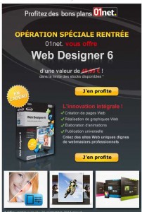 Logiciel Magix  WebDesigner 6 de creation de sites web gratuit