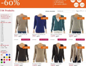 Camaieu : jusqu’à 60% de remise sur des vetements