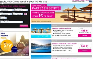 2 semaines pour le prix d’une en Egypte de novembre à février …