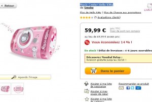 39 euros le music center cd radio Hello Kitty pour enfants contre entre 60 et 90 ailleurs