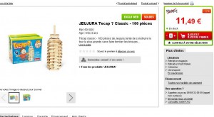Jouets : planchettes jeujura fabriquées en France à 11.49 livraison incluse