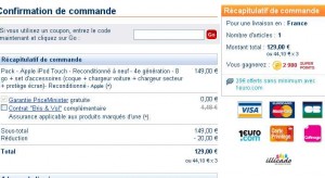 Ipod touch IV reconditionné qui revient à moins de 100 euros .. TERMINE