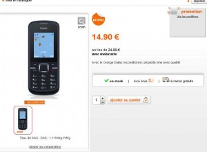 Mobile orange dallas recond à moins de 15 euros en formule mobicarte