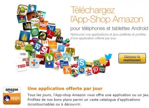 Une application android gratuite chaque jour sur l’app shop amazon