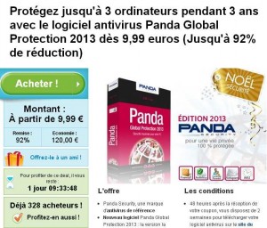 Antivirus Panda Global Protection à moins de 10 euros pour 3 ans