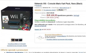 Console Wii Mario Kart à 115.72 euros livraison incluse