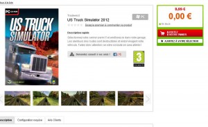 Jeu Pc US TRUCK Simulator 2012 gratuit en telechargement (autour de 10 en version boite)