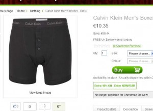 Boxer Calvin Klein à 10.35 euros  port inclu contre autour de 30 euros ..