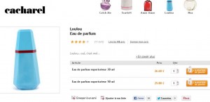 Eau de Parfum LouLou de Cacharel à 25.80 euros en 50ml contre plus de 60 normalement … TERMINE