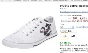 Basket RG512 à moins de 12 euros port inclu … faire vite