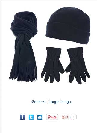 Lot De 3 Pièces Addie & Tate – Bonnet Pompon Rayé, écharpe Et Gants, Rose/crème