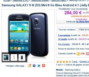 smartphone galaxy s3 mini
