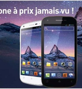 Smartphone Wiko Cink Peax à moins de 160 euros , 165 avec une carte micro sd 16go