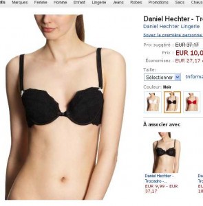 Soutien gorge daniel hechter à 10 euros .. faire vite