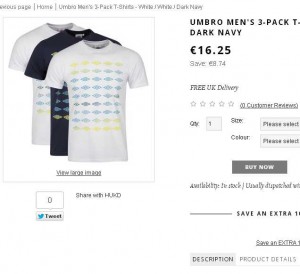tee shirt umbro