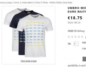 tee shirt umbro