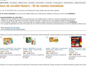 5 euros de remise immédiate sur des jeux Hasbro : Elefun à 10.73 euros port inclu