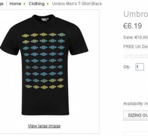 tee shirt umbro