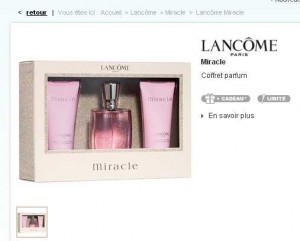 parfum miracle lancome