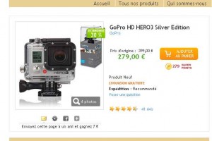 go pro hero 3 silver