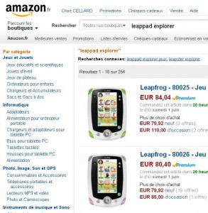 offre jouet : Tablette pour enfants Leapad Explorer à 56 euros (contre entre 80 -90 normalement)