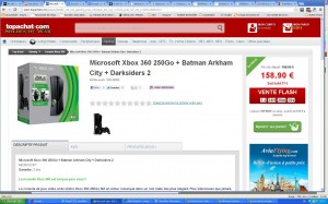 console de jeux xbox360