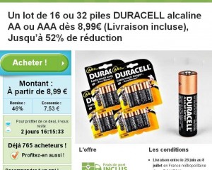 piles alcalines à bons prix
