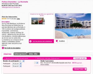 location juillet la rochelle