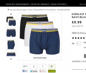 sous vetements everlast