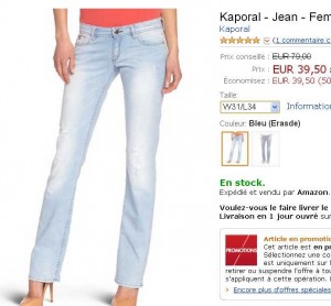jeans kaporal femmes