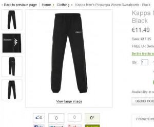 pantalon kappa