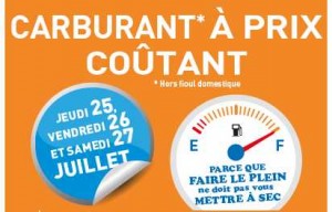 essence à prix coutant leclerc