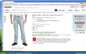 jeans replay pour hommes