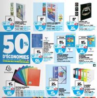 Auchan : fournitures scolaires à 50% remboursés du 20 au 26 juillet