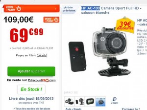 camera hp sportive