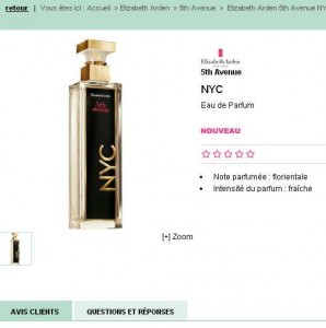 eau de parfum 5th avenue NYC