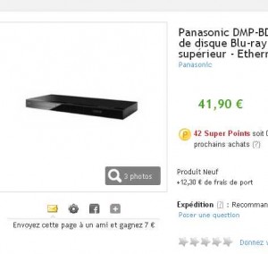 lecteur blu ray 3d panasonic