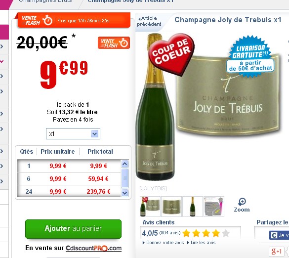 champagne à moins de 10 euros