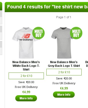 New Balance Men's 574 Tee / T-Shirt / Tshirt - White | Catch.com.au