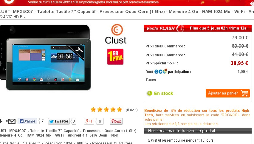 tablette quad core clust