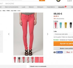 jeans pepe jeans pas chers