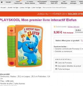 livre playskool