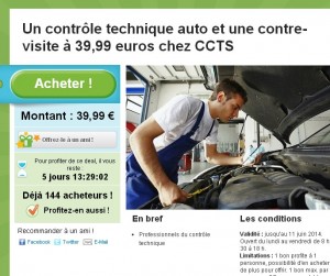 offre controle technique : 40 euros le controle technique sur Toulouse , Paris