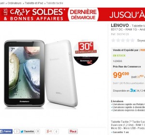 tablette lenovo a1000