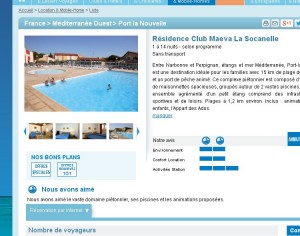 bon plan vacances : 172 euros la location à la mer dans une résidence club pour une arrivée les 12 ou 19 avril