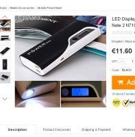 Batterie autonome 12000 mah à 9 euros port inclus