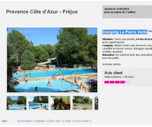 camping cote azur