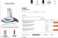 Eau parfum Euphoria Calvin Klein 100ml à 52 euros contre plus de 90 normalement