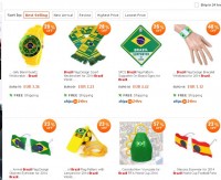 Coupe du monde de foot au Bresil : des tas d’articles pas chers ..