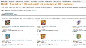 Bon plan jouets : 25 euros de remboursés pour l’achat de deux jeux goliath : 2 cuisto dingo pour 5 euros !